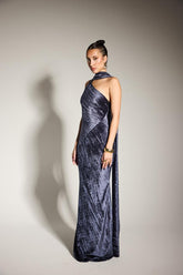 Velvet Blue Dress