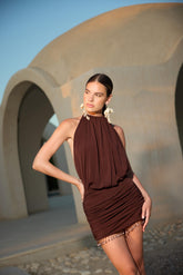 Mini Coco Drape Dress