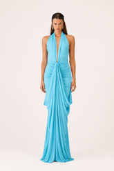 Azure Drape Dress