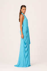 Azure Drape Dress