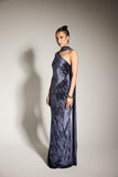 Velvet Blue Dress