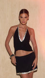 Ariana Black Pearl set