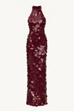 Veda Burgundy Dress