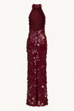 Veda Burgundy Dress