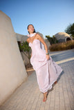 Blush Draped Dress