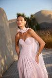 Blush Draped Dress
