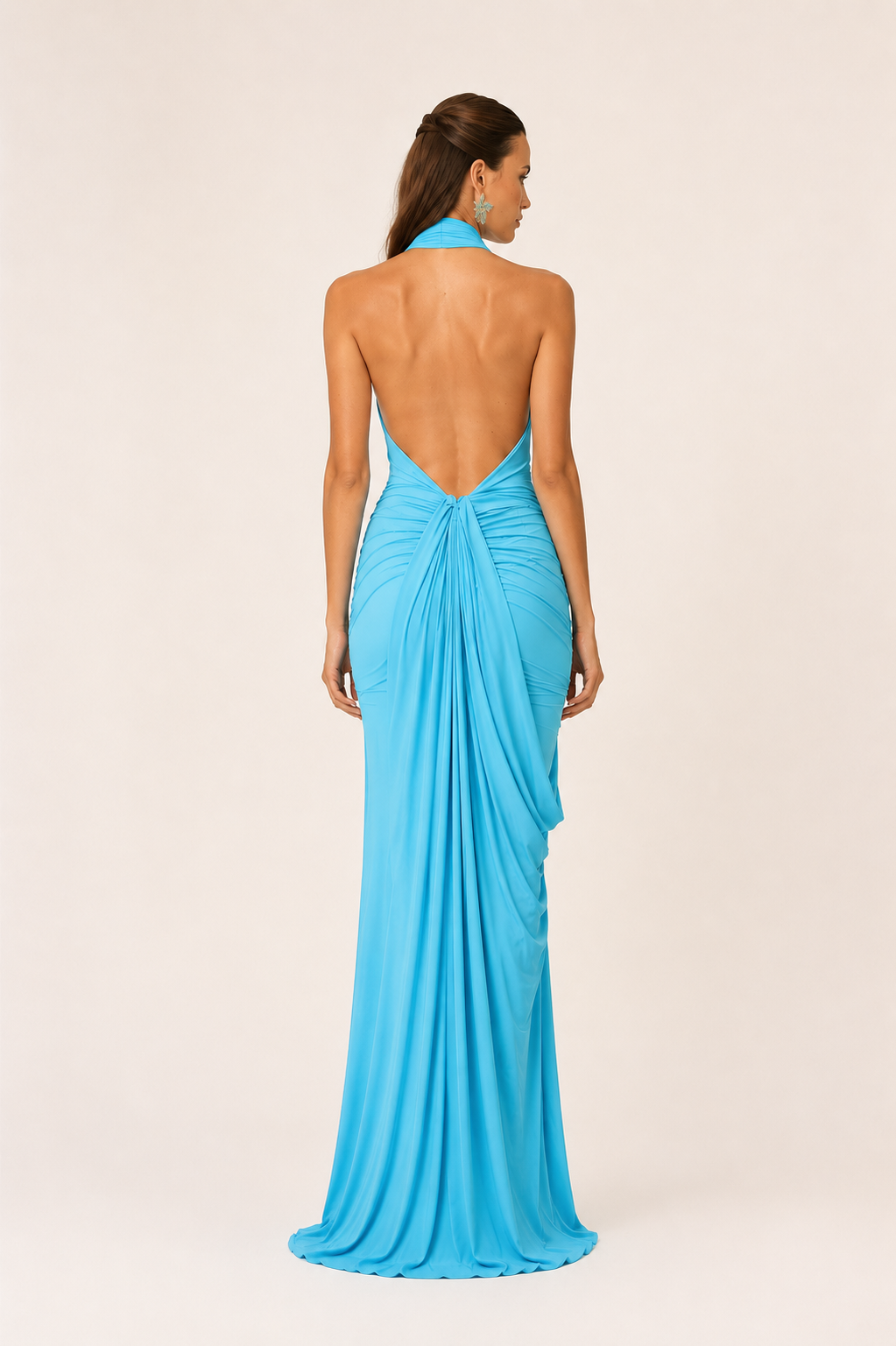 Azure Drape Dress